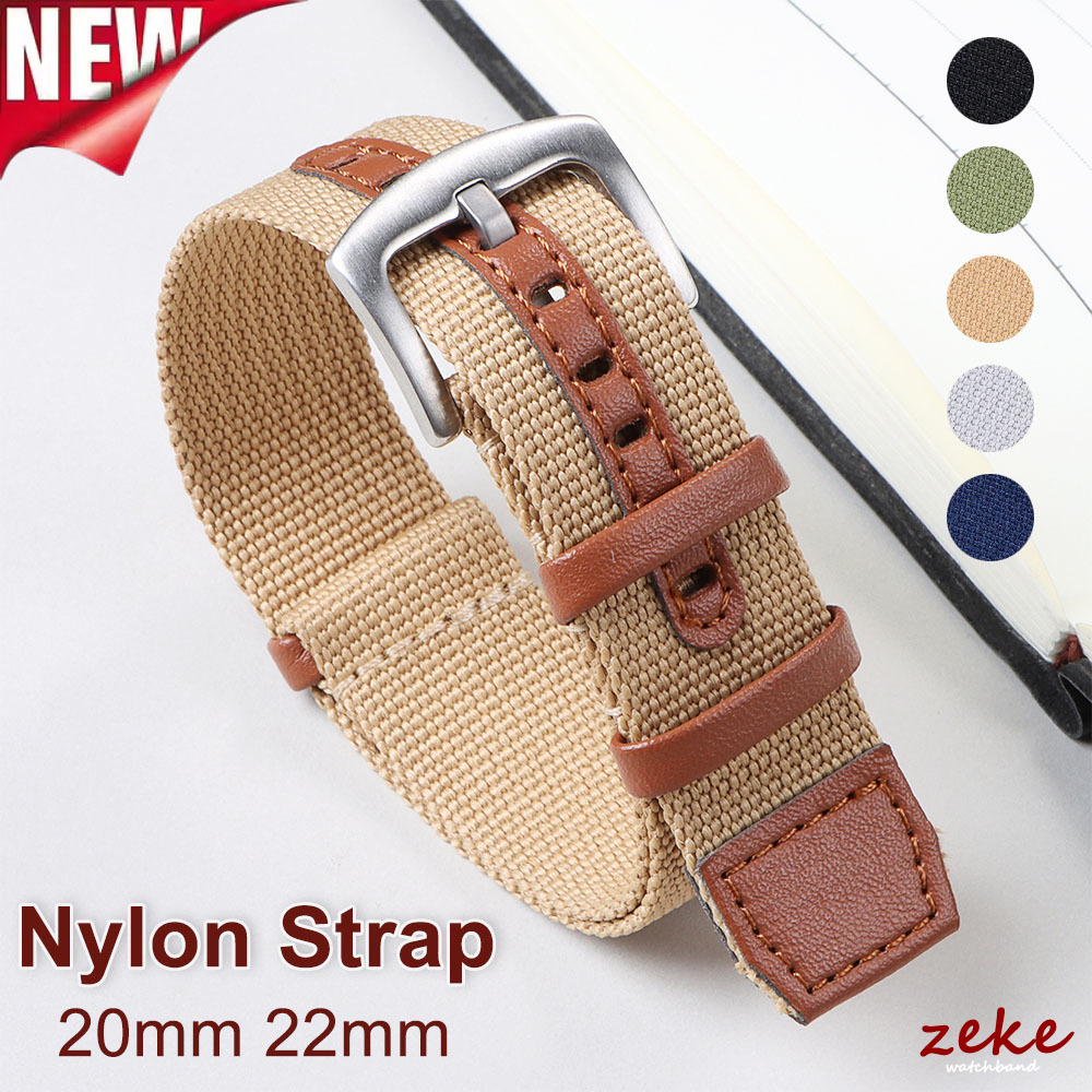 20mm 22mm Nylon Leather Watch  - Canvas Strap Watch reseña y precio
