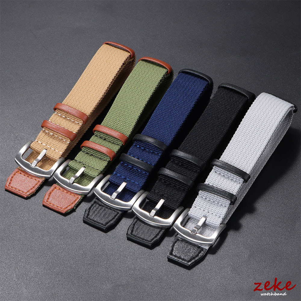 20mm 22mm Nylon Leather Watch  - Canvas Strap Watch reseña y precio
