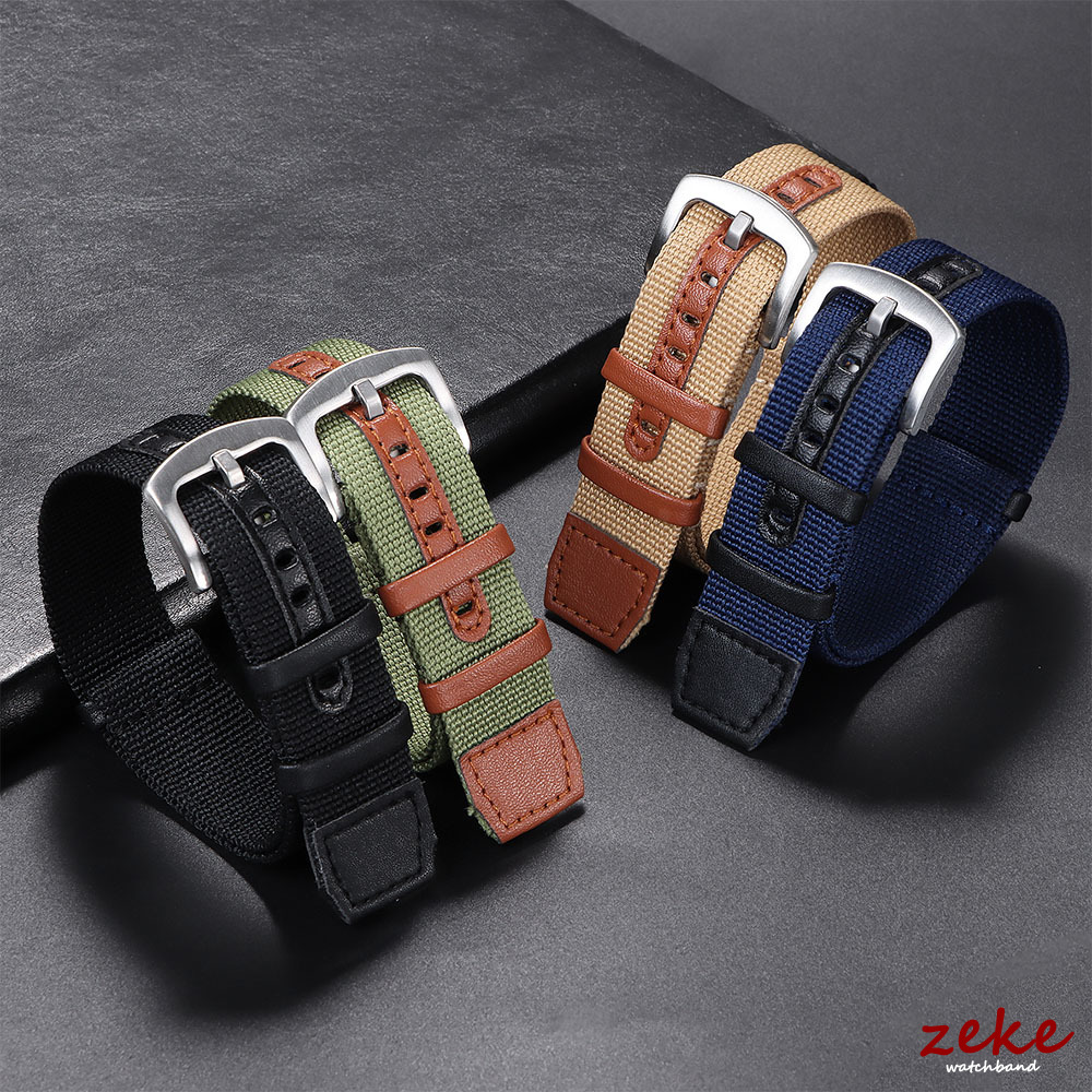 20mm 22mm Nylon Leather Watch  - Canvas Strap Watch reseña y precio