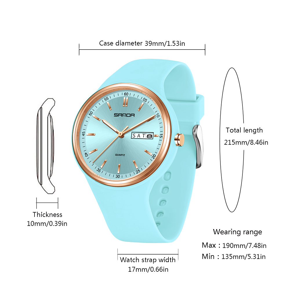 Fashion Calendar High Guality  - Silicone Band Women reseña y precio