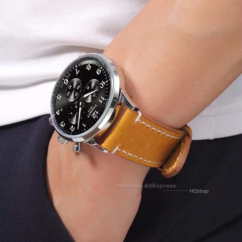 Retro Leather Watch Strap 18mm - Leather Strap Quick Release reseña y precio