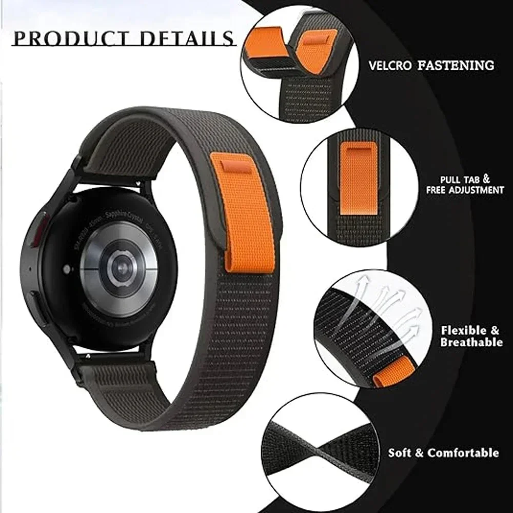 20/22mm Trail Loop Watchband F - Sport Loop Velcro reseña y precio