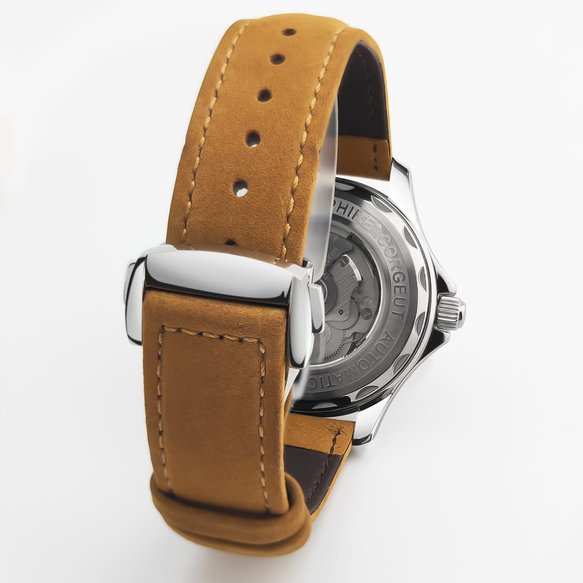 CUSTOM Logo Sapphire Glass Aut - Stainless Bracelet Diver reseña y precio