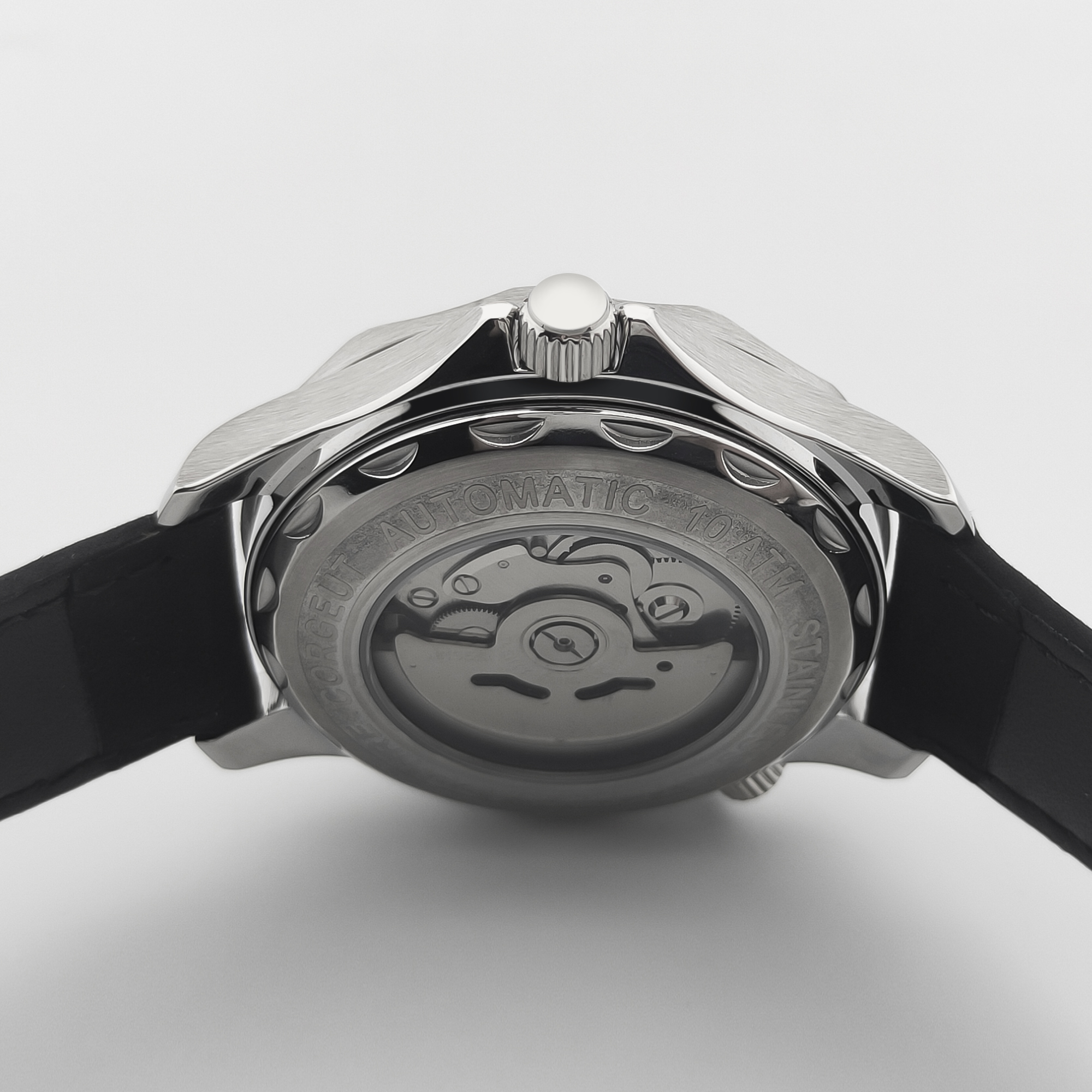 CUSTOM Logo Sapphire Glass Aut - Stainless Bracelet Diver reseña y precio